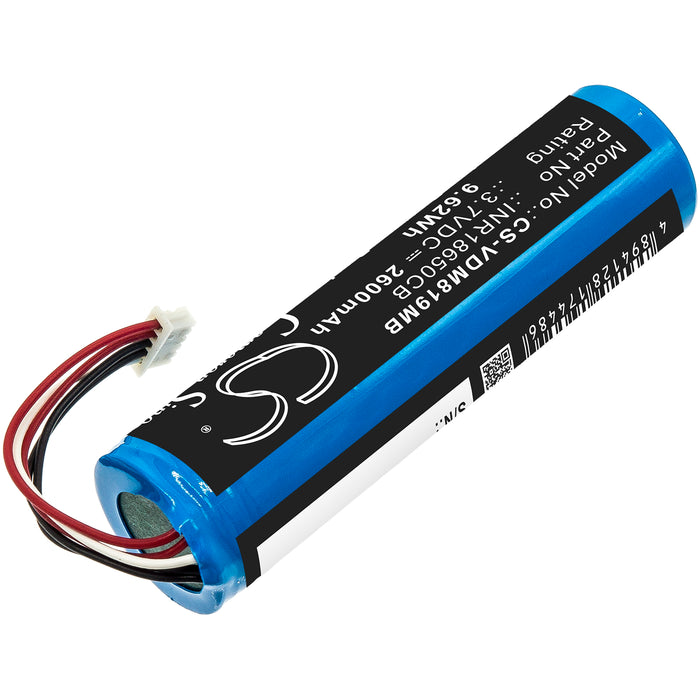 CS-VDM819MB : Battery for VTech VM819 - Replaces VTech INR18650CB