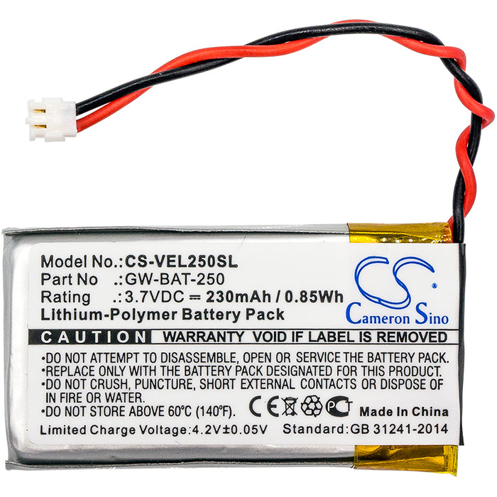 CS-VEL250SL : Battery for Vernier Go Wireless Link - Replaces Vernier GW-BAT-250