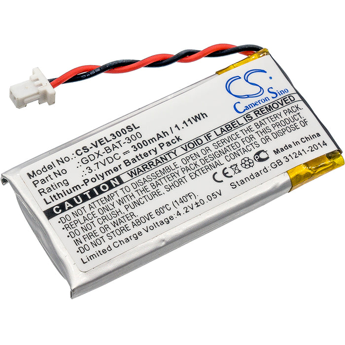 CS-VEL300SL : Battery for Vernier Go Direct Colorimeter, Go Direct Conductivity Probe, Go Direct Drop Counter and others - Replaces Vernier GDX-BAT-300