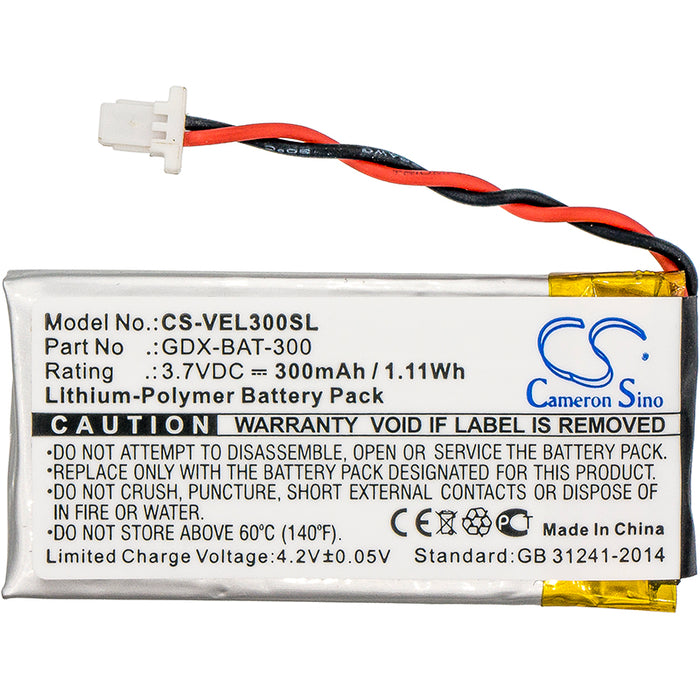 CS-VEL300SL : Battery for Vernier Go Direct Colorimeter, Go Direct Conductivity Probe, Go Direct Drop Counter and others - Replaces Vernier GDX-BAT-300