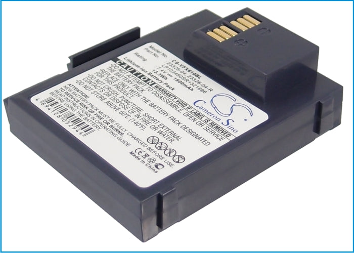 CS-VFX610BL : Battery for VeriFone VX610, VX610 wireless terminal, VX510 - Replaces VeriFone 23326-04, 23326-04-R, LP103450SR+321896