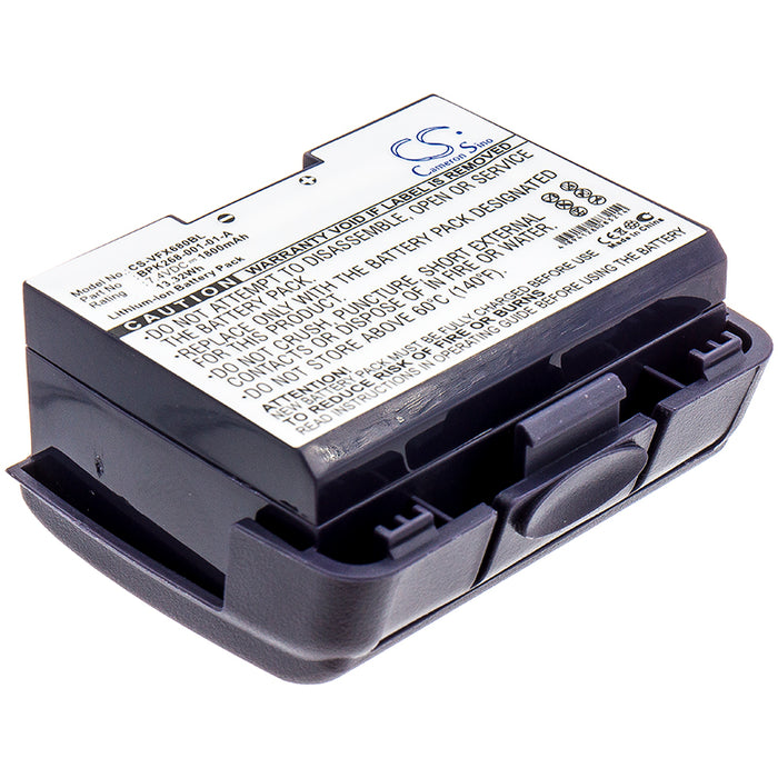 CS-VFX680BL : Battery for VeriFone VX680, VX680 wireless terminal, vx680 wireless credit card machine - Replaces VeriFone BPK268-001-01-A