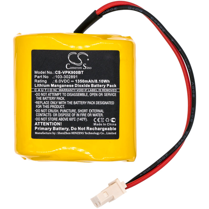 CS-VPK900BT : Battery for Visonic Next CAM, Next CAM PGS, Next CAM K9 PG2 wide angle and others - Replaces Visonic 103-302891, GP2CR123A, 103-302915 and others