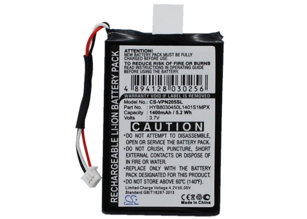 CS-VPN205SL : Battery for VDO Dayton PN2050, PN1000, MA3060 - Replaces VDO Dayton HYB8030450L1401S1MPX