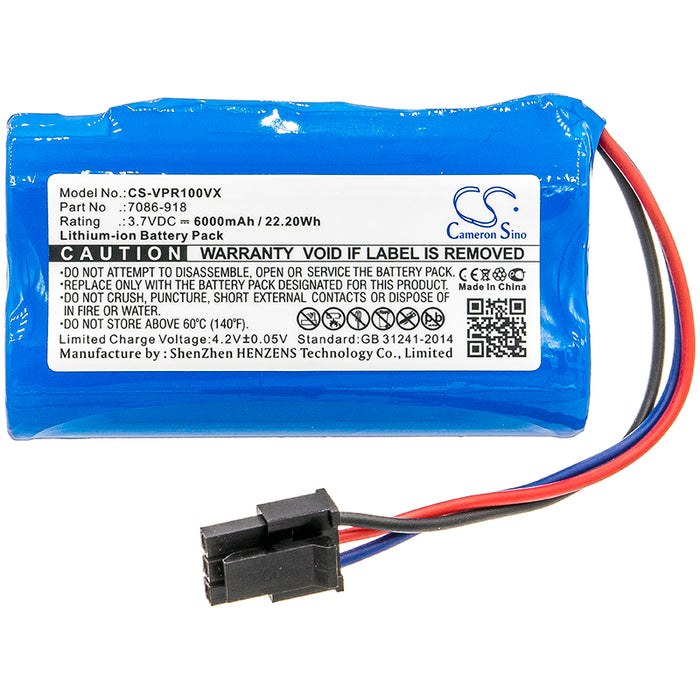 CS-VPR100VX : Battery for WOLF Garten Power 100, Classic 60 Mit, BS80 Plus and others - Replaces WOLF Garten 7086-918, 7085066, 7085918 and others