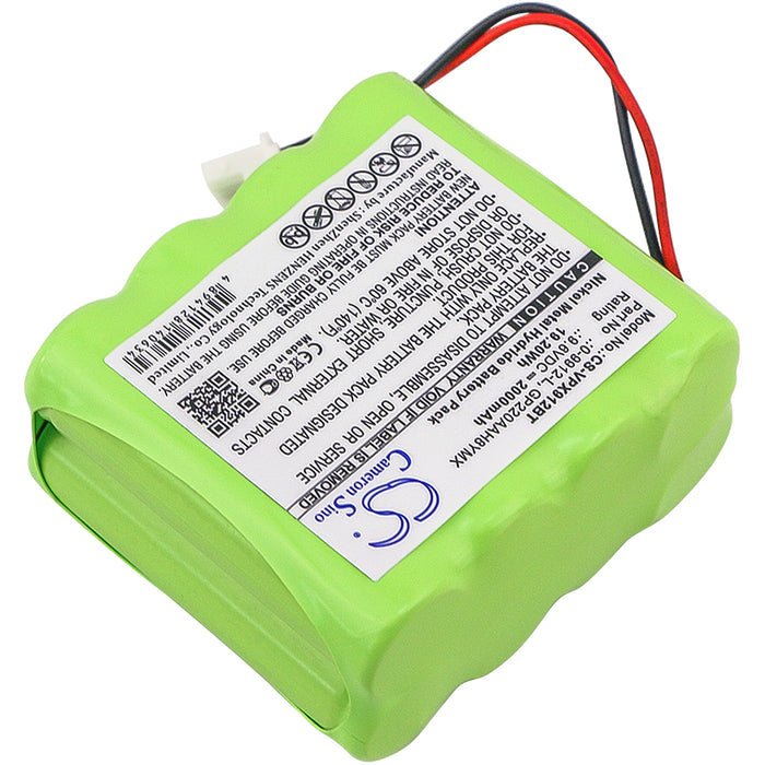 CS-VPX912BT : Battery for Visonic 0-100459, 0-100498, 0-100535 and others - Replaces Visonic 0-9912-L, GP220AAH8YMX, GP180AAM8YMX and others