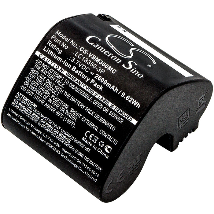 CS-VSM360MC : Battery for VSN Mobil V.360°, V.360 HD - Replaces VSN Mobil LC18350-3P