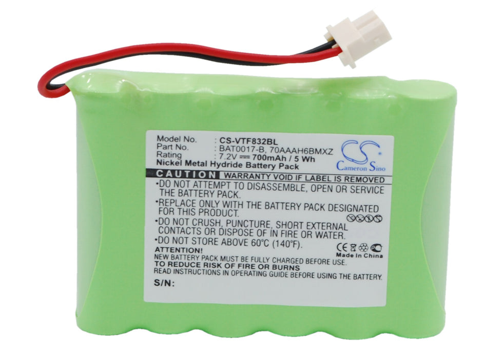 CS-VTF832BL : Battery for Verifone Nurit 3020, Nurit 8320, Nurit 8320U and others - Replaces Verifone BAT0017-B, 70AAAH6BMXZ