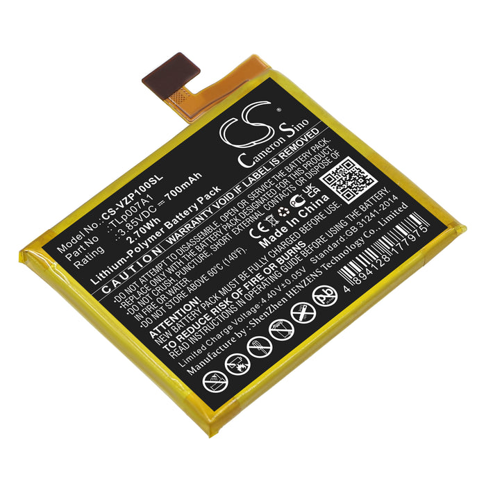 CS-VZP100SL : Battery for Verizon Palm, PVG100, PVG100E and others - Replaces Verizon TLp007A1