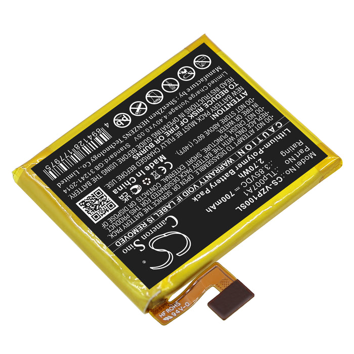 CS-VZP100SL : Battery for Verizon Palm, PVG100, PVG100E and others - Replaces Verizon TLp007A1