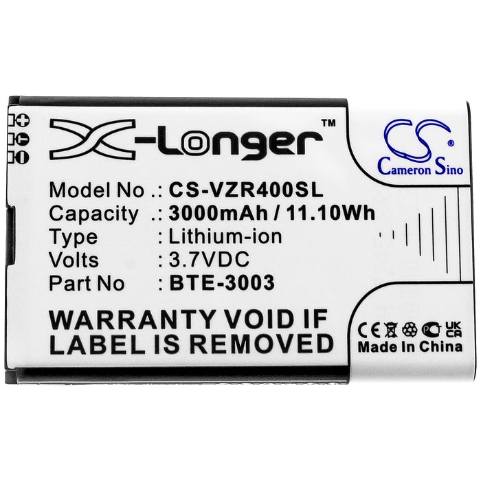 CS-VZR400SL : Battery for Kajeet SmartSpot V400 - Replaces Orbic BTE-3003