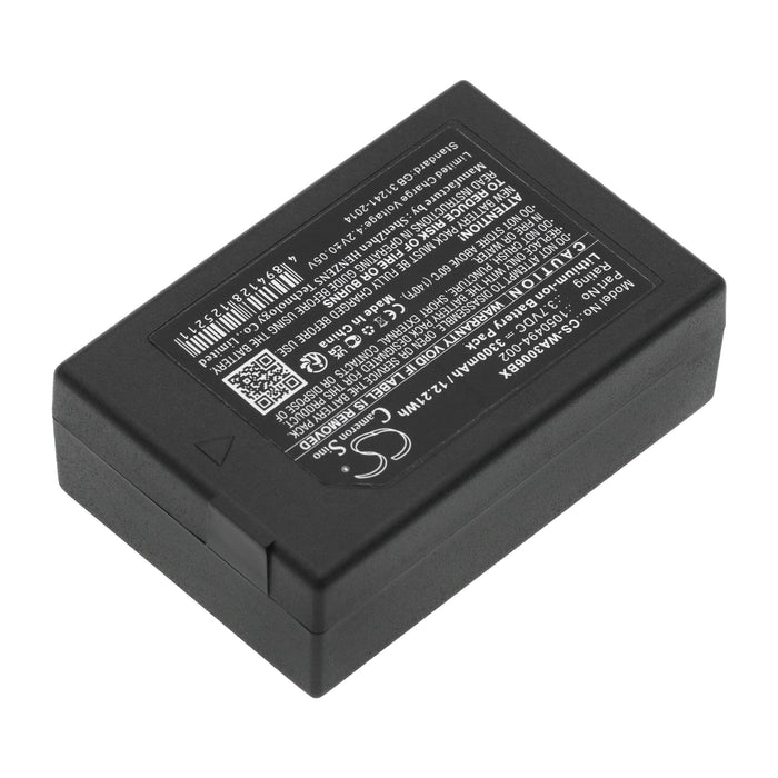 CS-WA3006BX : Battery for Pantone 7527C, 7525C, S750 and others - Replaces Psion WA3020, WA3006, 1050494 and others