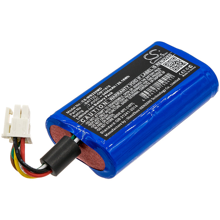 CS-WB220MD : Battery for Welch-Allyn Connex Spot Monitor, Grason-Stadler, Protocol and others - Replaces Welch-Allyn BATT22, OM11878, 901000 and others