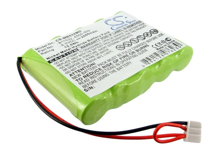 CS-WB532MD : Battery for Welch-Allyn LXi VITAL Signs Printer, LXi Spot Check Printer - Replaces Welch-Allyn B11532, 4500-505, CSA03025