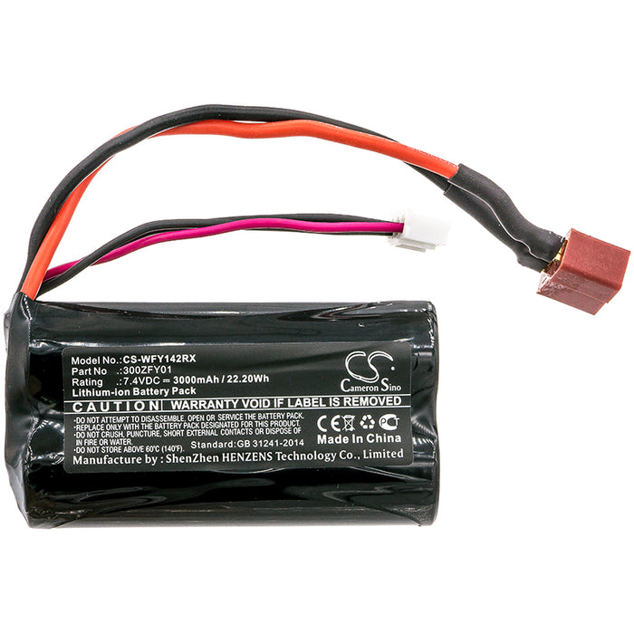 CS-WFY142RX : Battery for Wltoys FY01, FY02, FY03 and others - Replaces Wltoys 300ZFY01