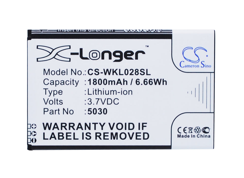 CS-WKL028SL : Battery for Wiko LENNY 2, Lenny 3 - Replaces Wiko 5030