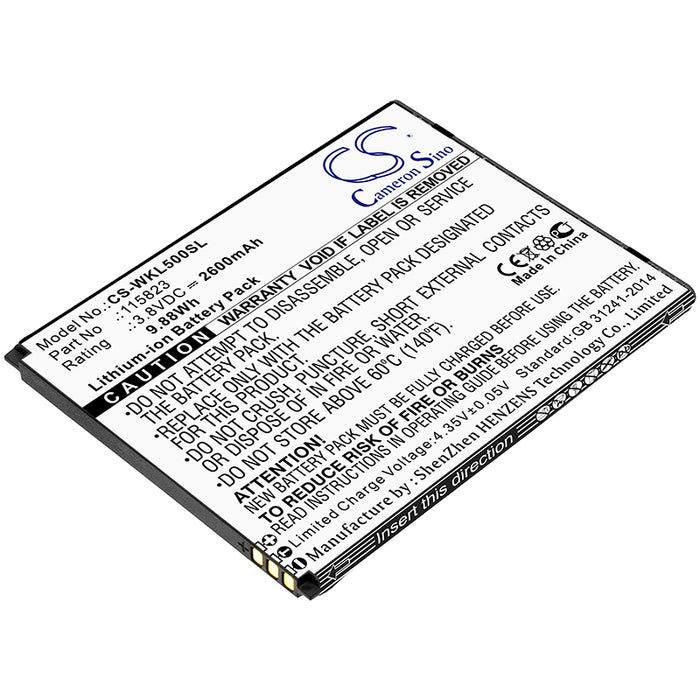 CS-WKL500SL : Battery for Wiko Lenny 5 - Replaces Wiko 115823