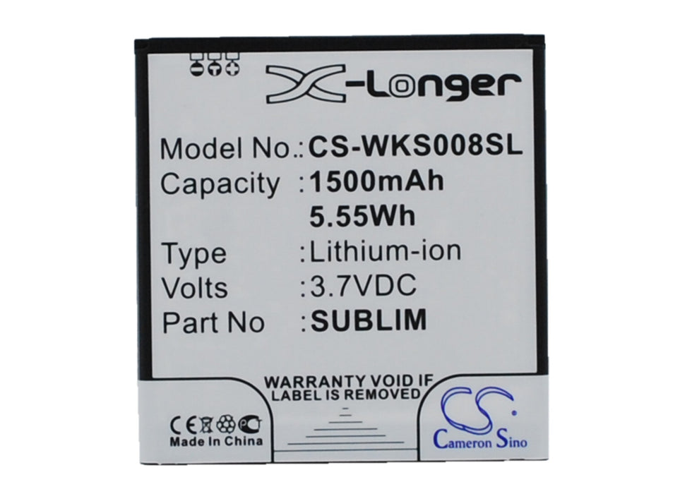 CS-WKS008SL : Battery for Fly IQ442 - Replaces Fly BL4247