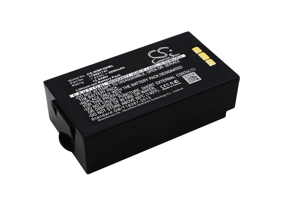 CS-WMP300BL : Battery for Mobiwire MobiPrin 3 - Replaces MobiWire 178081747