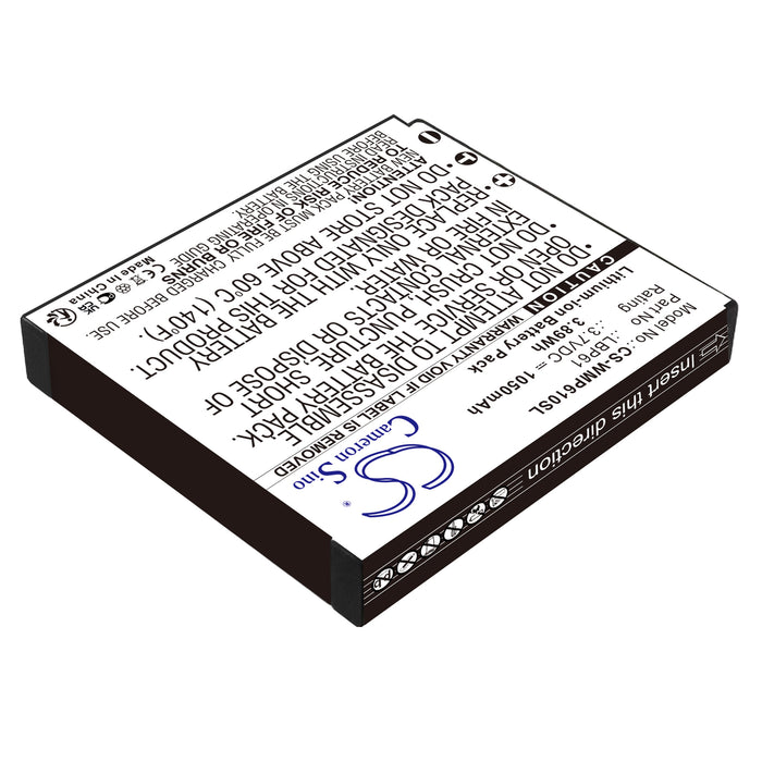 CS-WMP610SL : Battery for Wisycom MRP61 Transmitter - Replaces Wisycom LBP61