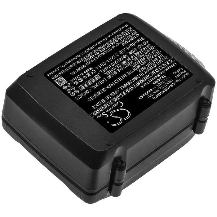 CS-WRX540PH : Battery for AL-KO Trimmer GTLi 18V Comfort, Rasentrimmer GTLi - Replaces Worx WA3512, WA3511, WA3512.1 and others