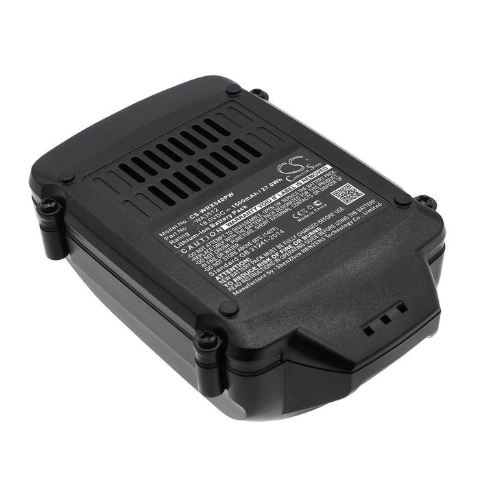CS-WRX540PW : Battery for AL-KO Trimmer GTLi 18V Comfort, Rasentrimmer GTLi - Replaces Worx WA3551.1, WA3572, WA3512 and others