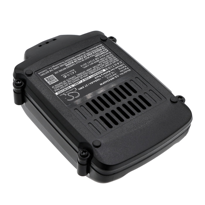 CS-WRX540PW : Battery for AL-KO Trimmer GTLi 18V Comfort, Rasentrimmer GTLi - Replaces Worx WA3551.1, WA3572, WA3512 and others