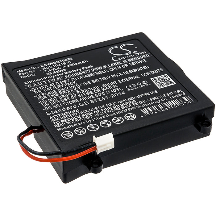 CS-WSN506SL : Battery for GW Instek GDS-122 Series Oscilloscope - Replaces GW Instek 82DS-12201M0