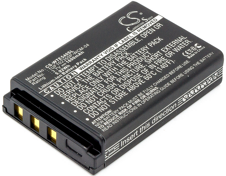 CS-WTE540SL : Battery for Wacom Intuos4 wireless, PTK-540WL, PTK-540WL-EN - Replaces Wacom ACK-40203, 1UF102350P-WCM-03, CP-GWL04 and others