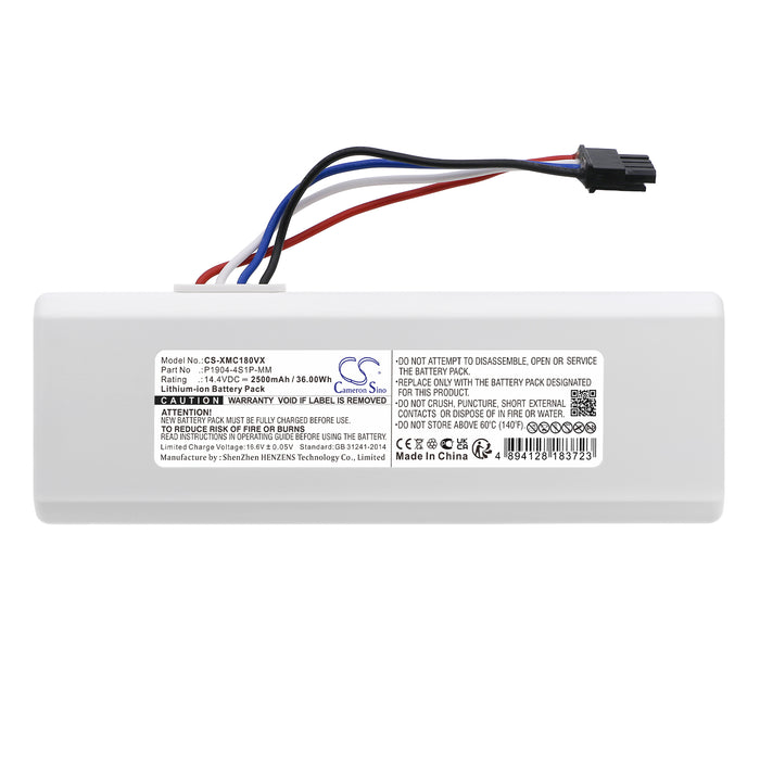 CS-XMC180VX : Battery for Xiaomi Roborock 1C, SKV4093GL, XM2000021 and others - Replaces Xiaomi P1904-4S1P-MM