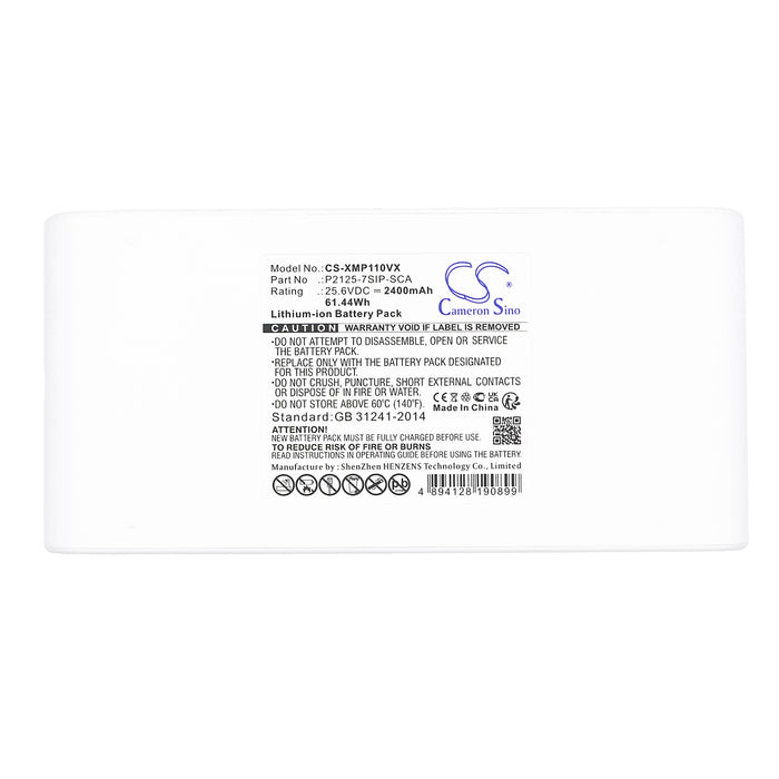 CS-XMP110VX : Battery for Dreame P10 Pro, P10 - Replaces Dreame P2125-7SIP-SCA, P2013A-7SIP-SC-02