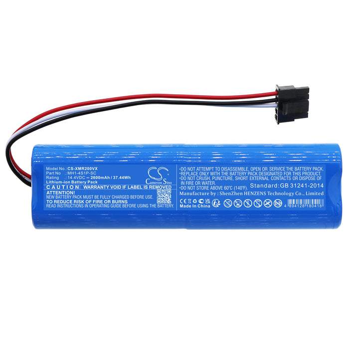 CS-XMR200VX : Battery for Xiaomi VIOMI V3, VIOMI V-RVCLM26B, Mi Robot Vacuum Mop P and others - Replaces Xiaomi INR18650 MH1-4S1P-SC, STYJ02YM, MH1-4S1P-SC