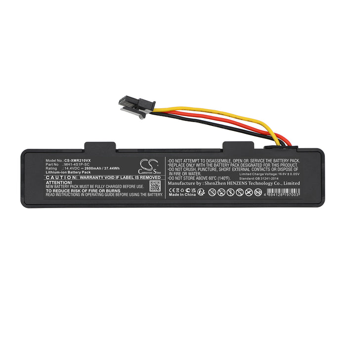 CS-XMR210VX : Battery for Xiaomi VIOMI V3, VIOMI V-RVCLM26B, Mi Robot Vacuum Mop P and others - Replaces Xiaomi INR18650 MH1-4S1P-SC, STYJ02YM, MH1-4S1P-SC