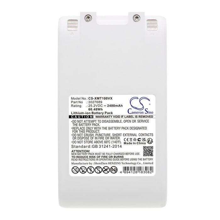 CS-XMT100VX : Battery for Xiaomi Dreame G9, P2045, Dreame T10 and others - Replaces Xiaomi P2046-7S1P-BCB, P2046-7S1P-BCA, BHR4307GL and others