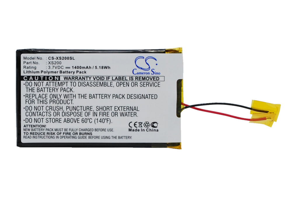 CS-XS200SL : Battery for Archos Gmini XS200, Gmini XS202, Gmini XS202s and others