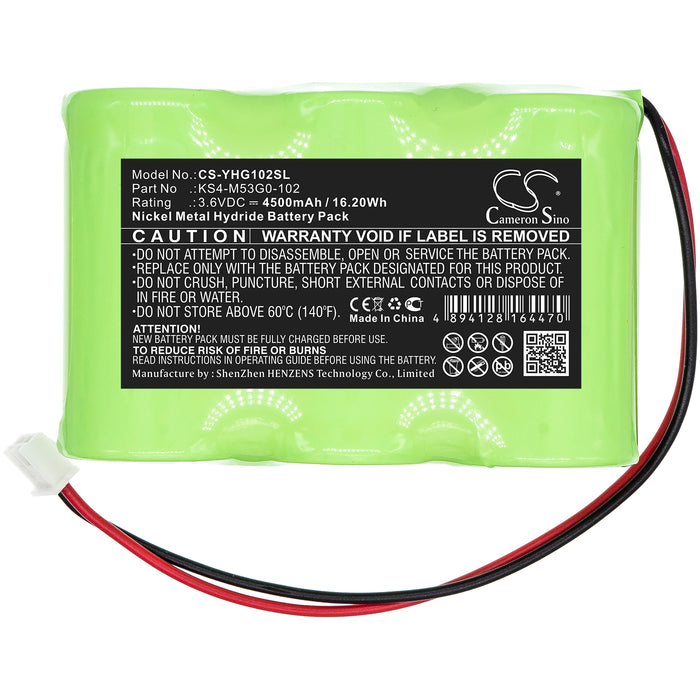 CS-YHG102SL : Battery for Yamaha PRCX, QRCX, RCX40 and others - Replaces Yamaha KS4-M53G0-102, KS4-M53G0-200, KS4-M53G0-101 and others