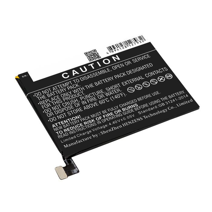 CS-YJT310SL : Battery for OnePlus 3T, 3T Dual SIM, Rain and others - Replaces OnePlus BLP633