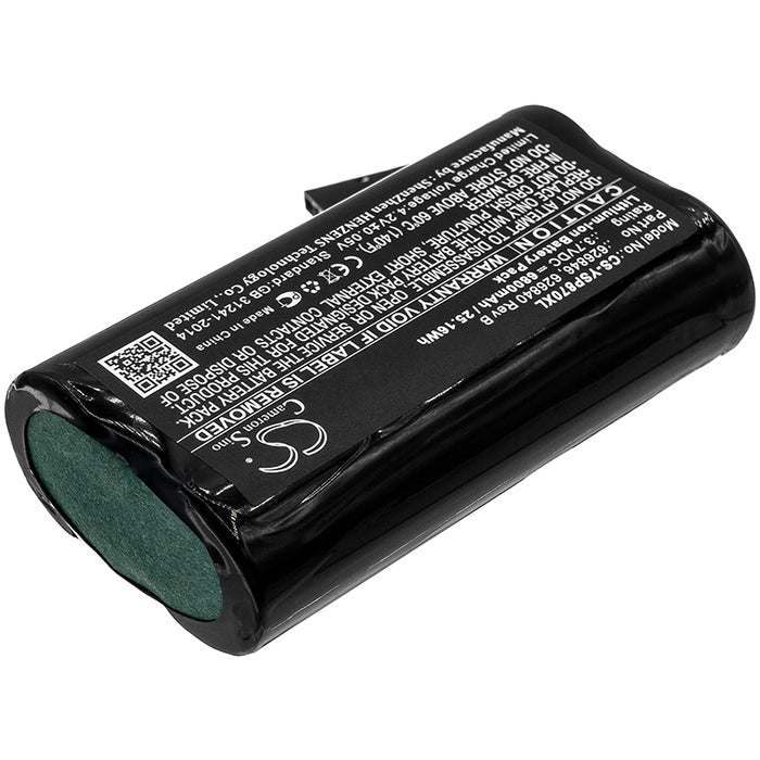 CS-YSP870XL : Battery for YSI ProDSS, 626870-1, 626870-2 and others - Replaces YSI 626846, 626840 Rev B