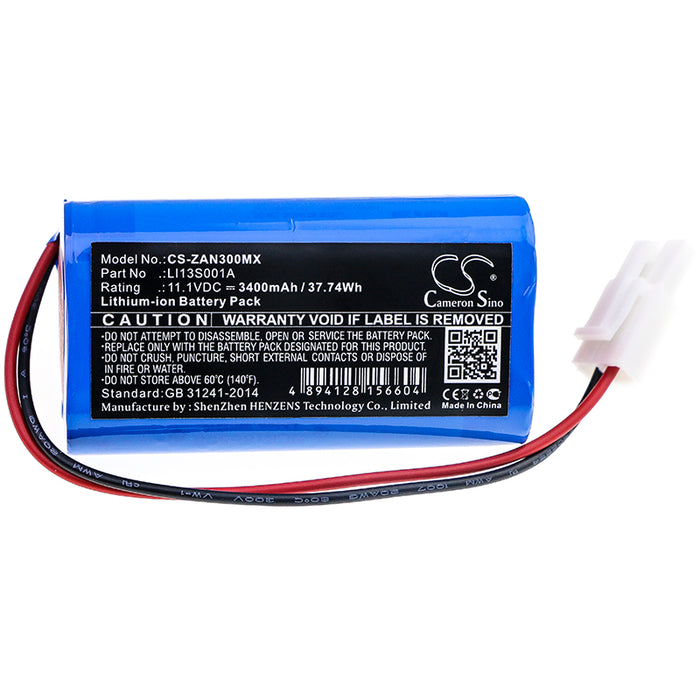 CS-ZAN300MX : Battery for Zondan Apollo N3 - Replaces Zondan LI13S001A