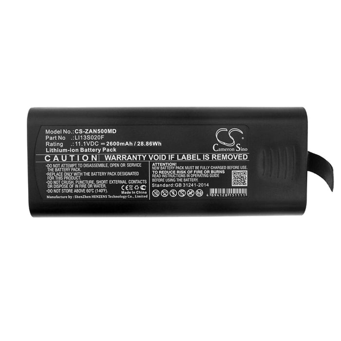 CS-ZAN500MD : Battery for Zondan Apollo N5, ZD120D - Replaces Zondan LI13S020F