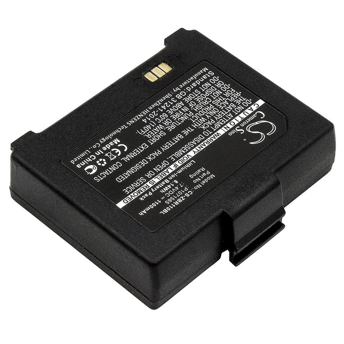 CS-ZBR110BL : Battery for Zebra ZQ110, ZQ220, ZR128 - Replaces Zebra P1070125-008, P1071566, P1071565 and others