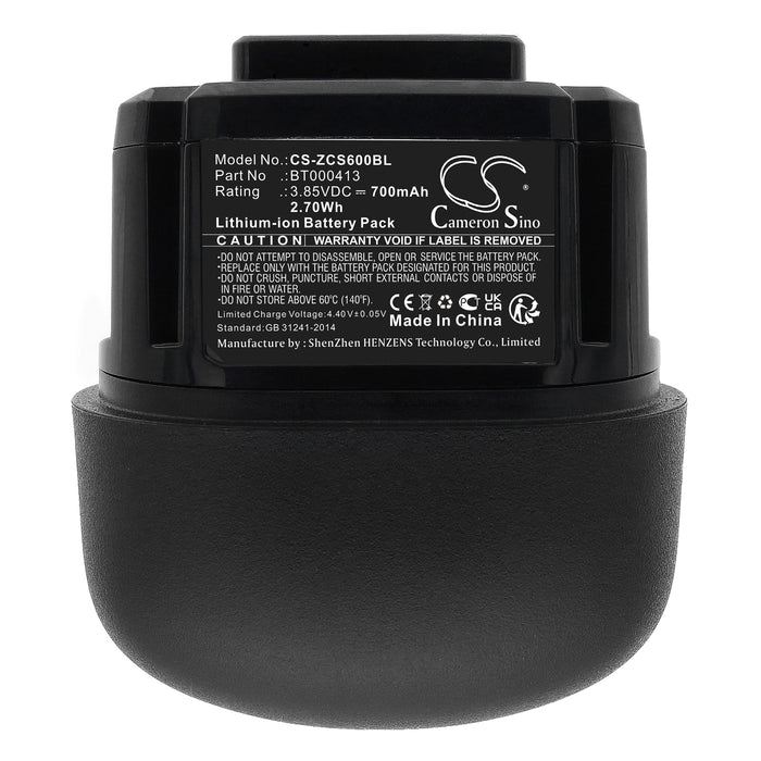 CS-ZCS600BL : Battery for Zebra CS60, CS6080, CS6080-SR40004VZWW - Replaces Zebra BT000413, BTRY-CS60EABOE-04, BT-000413-00