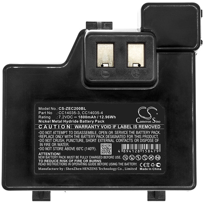 CS-ZEC200BL : Battery for Zebra Cameo 2 - Replaces Zebra CC14035-3, CC14035-4