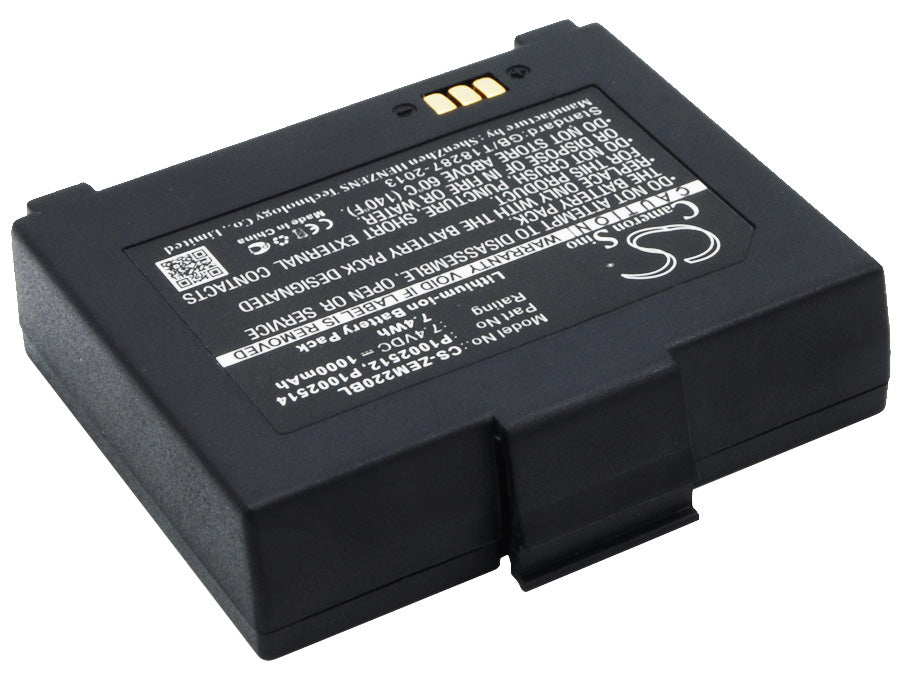 CS-ZEM220BL : Battery for Zebra EM 220, EM 220 Mobile Printer, EM220 and others - Replaces Zebra P1002512, P1002514, AK18913-001