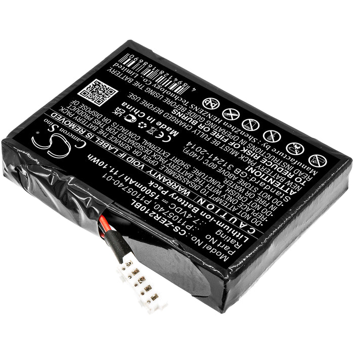 CS-ZER210BL : Battery for Zebra ZQ200, ZQ210, ZQ220 and others - Replaces Zebra P1105740, P1105740-01