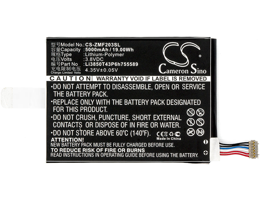 CS-ZMF203SL : Battery for SoftBank 203Z, GL09P - Replaces SoftBank Li3850T43P6h755589