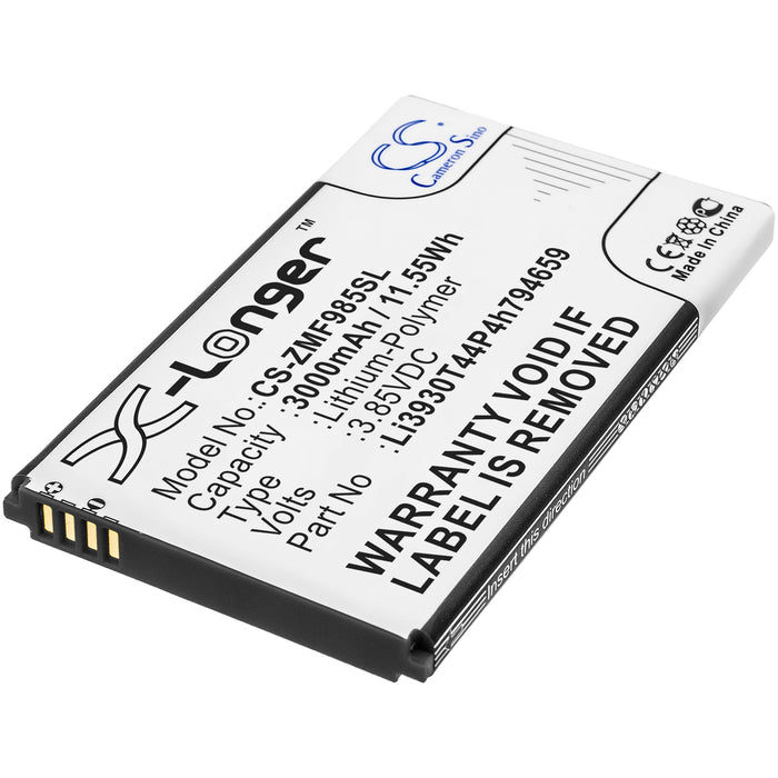 CS-ZMF985SL : Battery for ZTE MF288, Smart Hub Turbo, MF985 - Replaces ZTE Li3930T44P4h794659