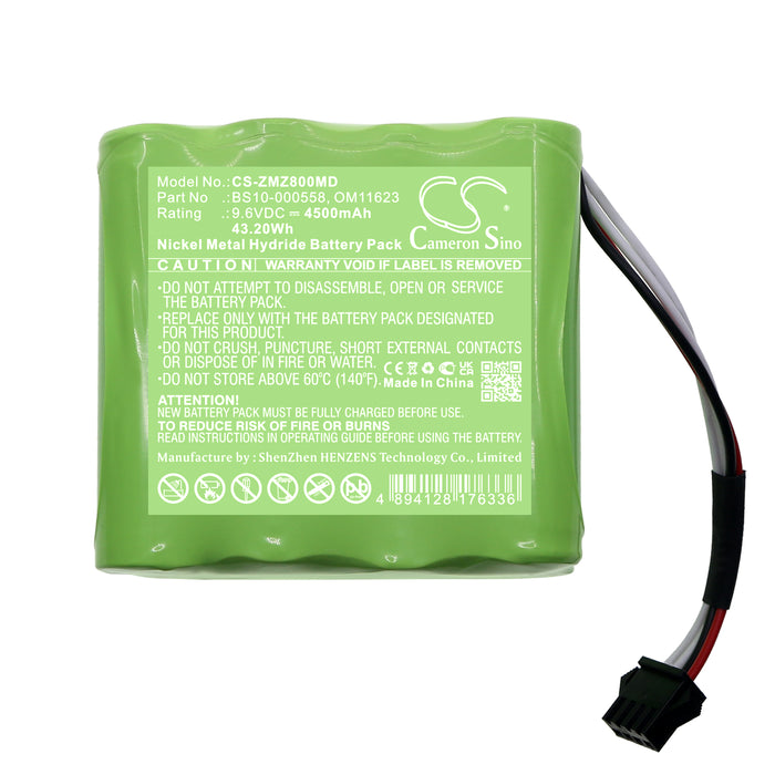 CS-ZMZ800MD : Battery for Zyno Medical Z-800 Infusion Pump - Replaces Zyno Medical BS10-000558, OM11623, BS10-000778