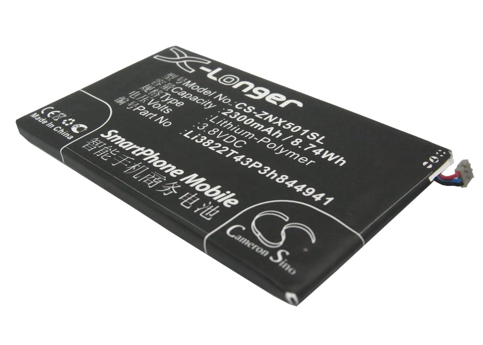 CS-ZNX501SL : Battery for ZTE Nubia Z5, NX501, NX401 and others - Replaces ZTE Li3822T43p3h844941