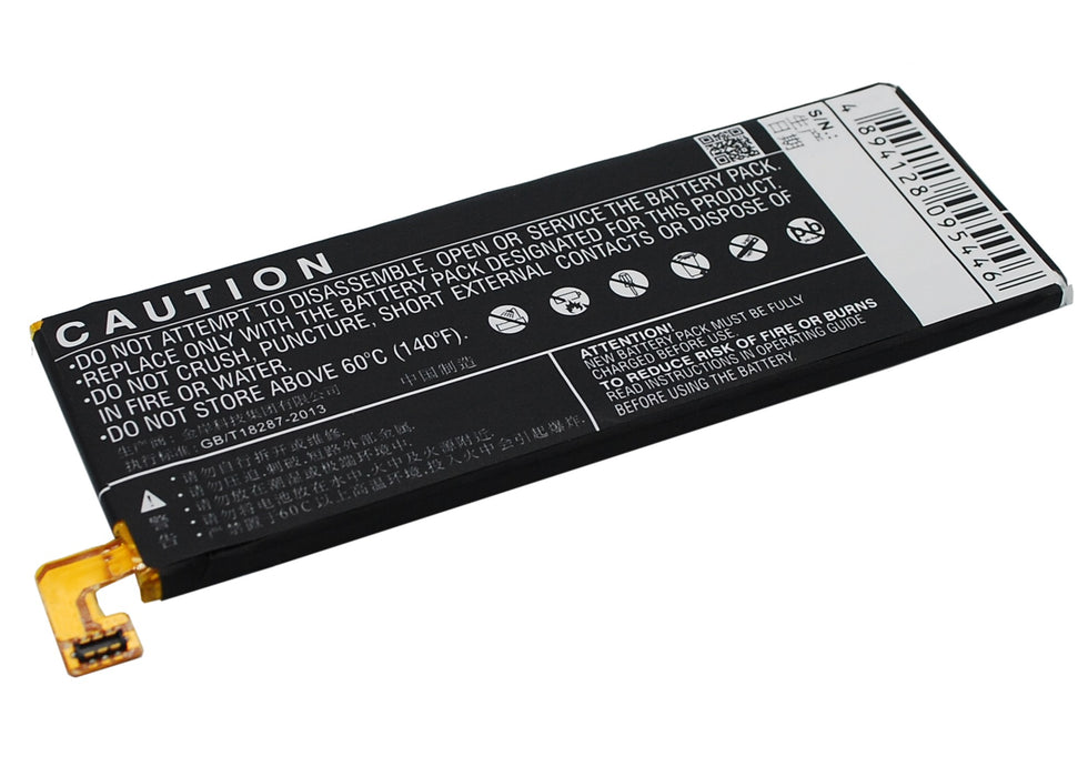 CS-ZNX505SL : Battery for ZTE Nubia Z7 Max, Nubia Z7 Max Dual SIM, NX505J - Replaces ZTE Li3830T43P3hB34243i, Li3803T43P3hB34243